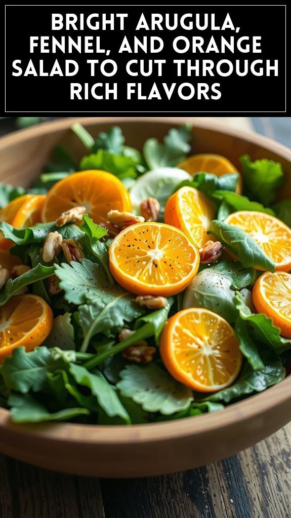 Bright Arugula, Fennel, and Orange Salad to Cut Through Rich Flavors