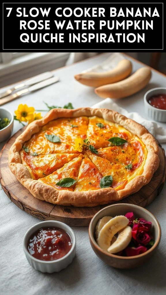 7 Slow Cooker Banana & Rose Water Pumpkin Quiche Inspiration