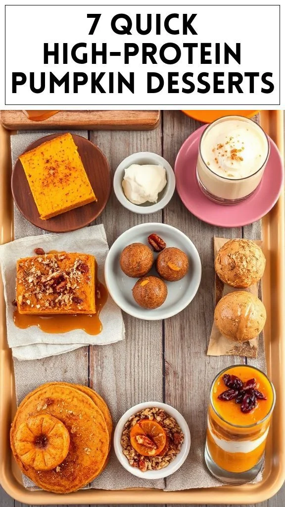 7 Quick High-Protein Pumpkin Desserts