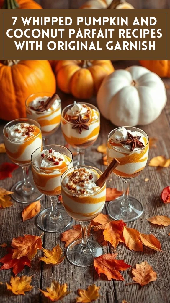 7 Whipped Pumpkin and Coconut Parfait Recipes With Original Garnish