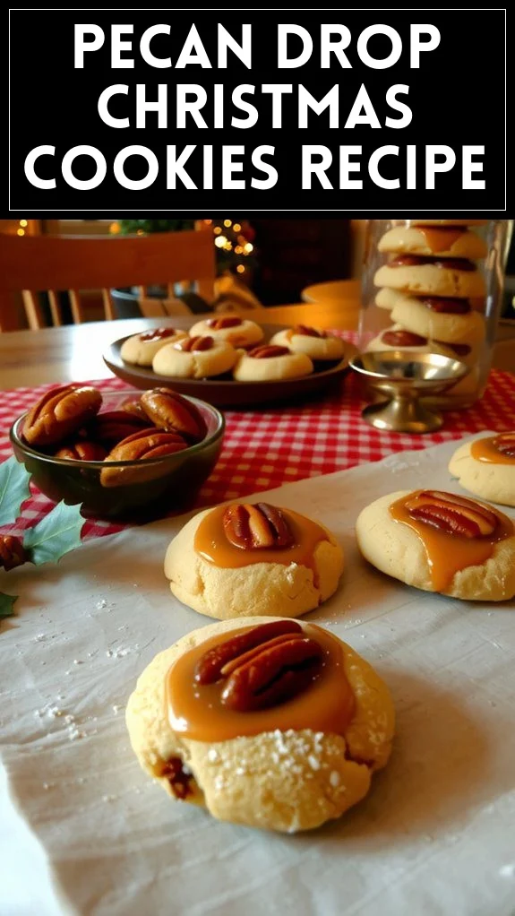 Pecan Drop Christmas Cookies Recipe