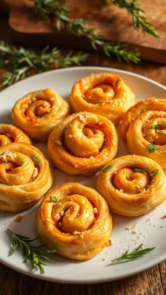 vegetarian pumpkin pie twists