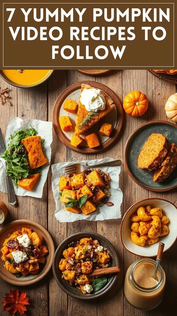 7 Yummy Pumpkin Video Recipes to Follow