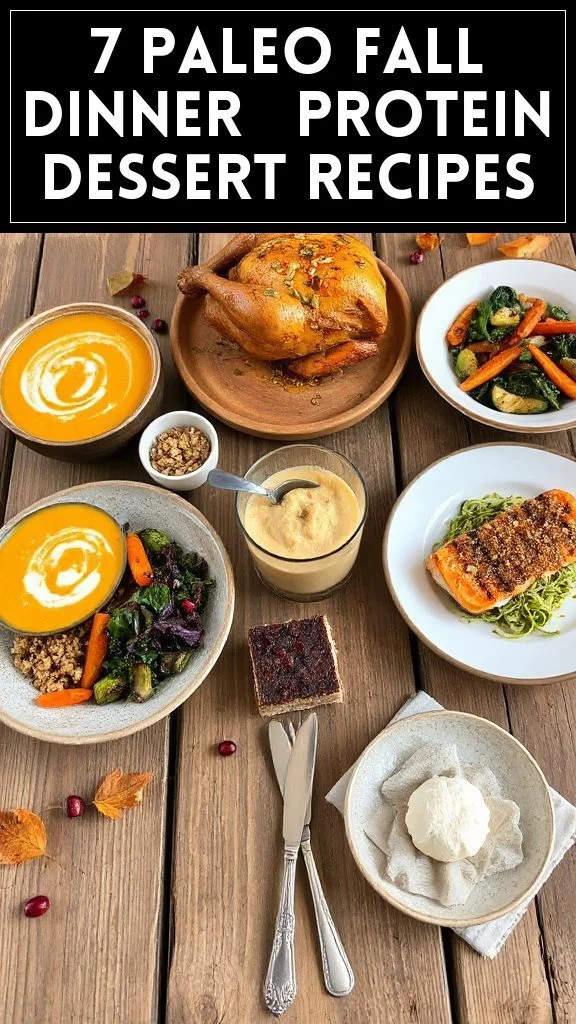 7 Paleo Fall Dinner & Protein Dessert Recipes