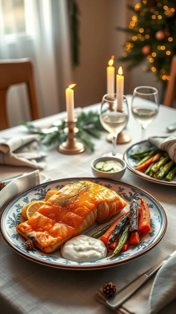 baked salmon with dill