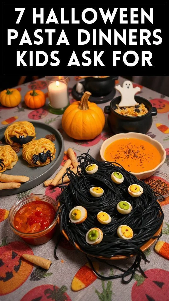 7 Halloween Pasta Dinners Kids Ask For