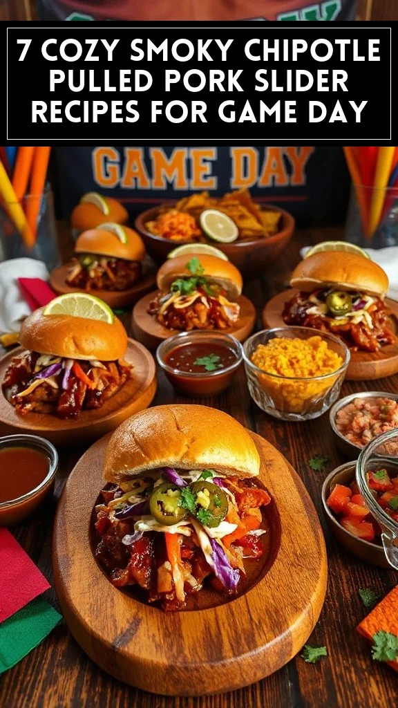 7 Cozy Smoky Chipotle Pulled Pork Slider Recipes for Game Day