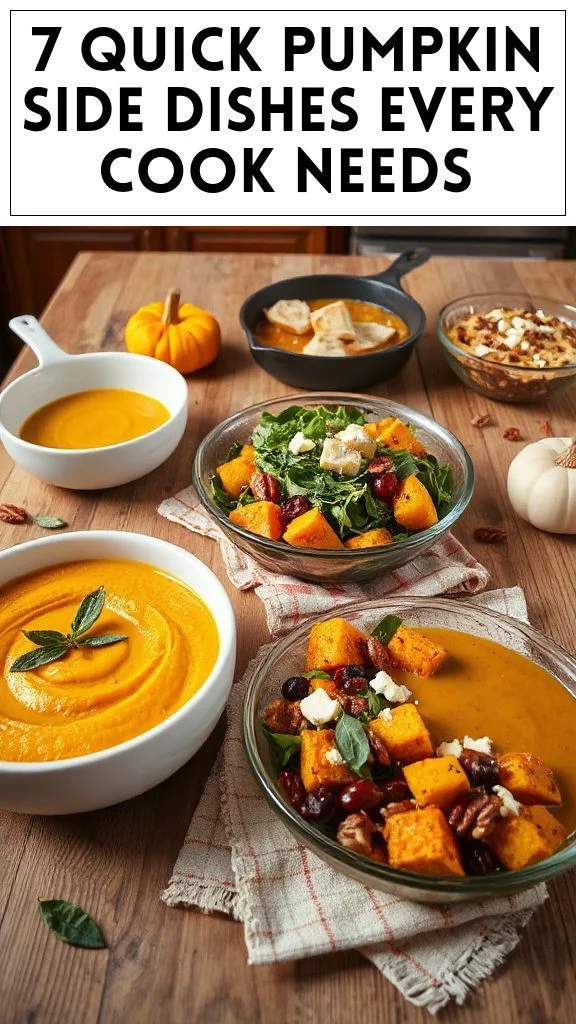 7 Quick Pumpkin Side Dishes Every Cook Needs