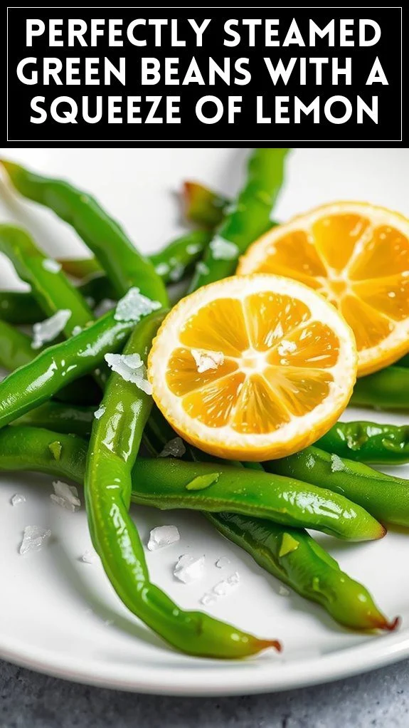 Perfectly Steamed Green Beans With a Squeeze of Lemon
