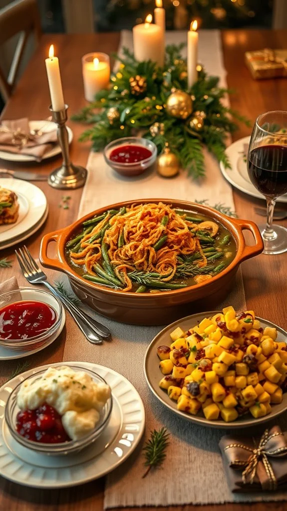 savory green bean casserole