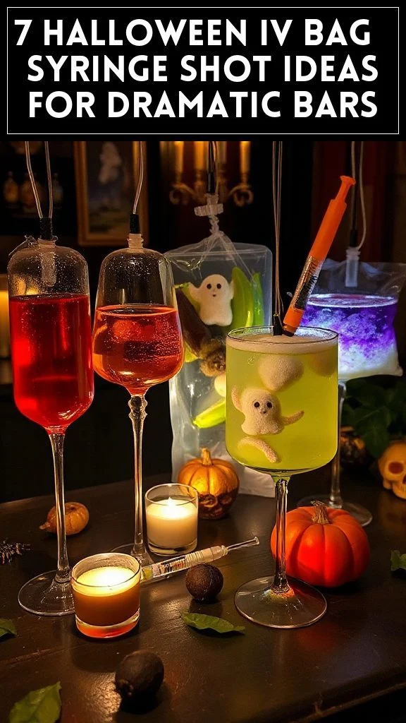 7 Halloween IV Bag & Syringe Shot Ideas for Dramatic Bars
