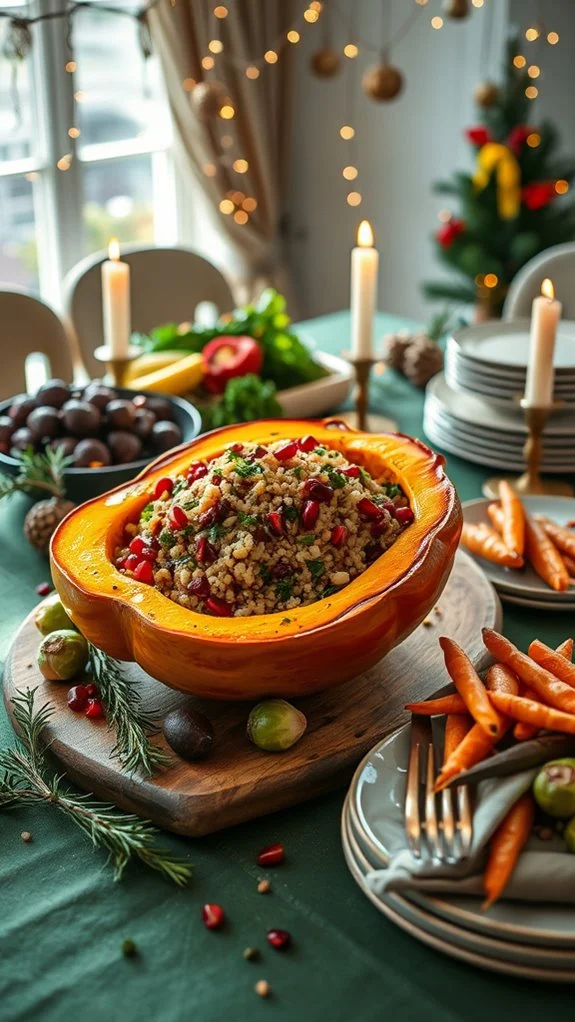 stuffed butternut squash delight