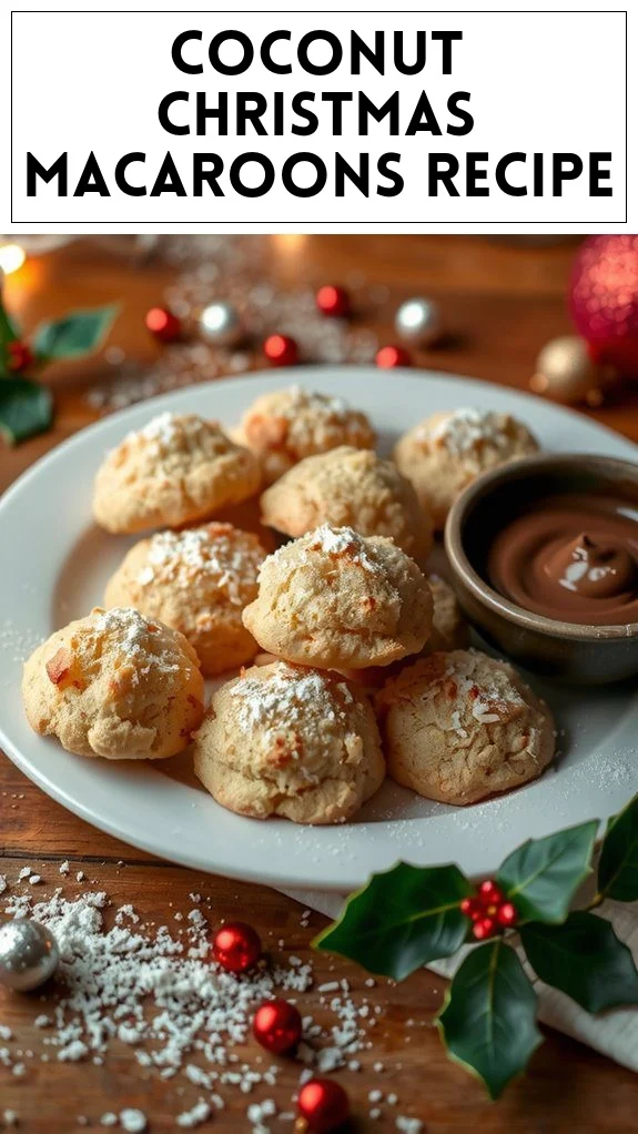 Coconut Christmas Macaroons Recipe