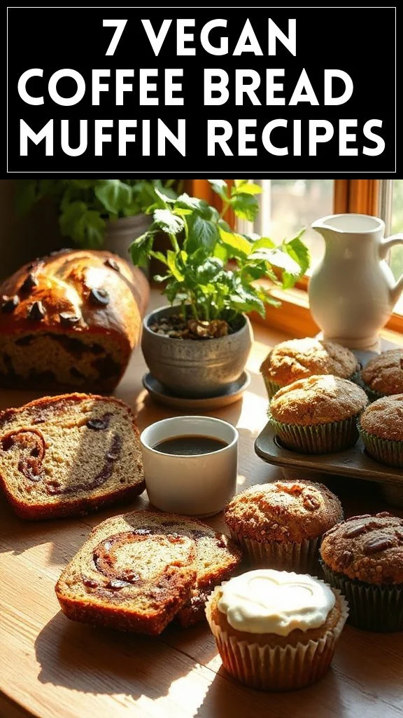 7 Vegan Coffee Bread & Muffin Recipes