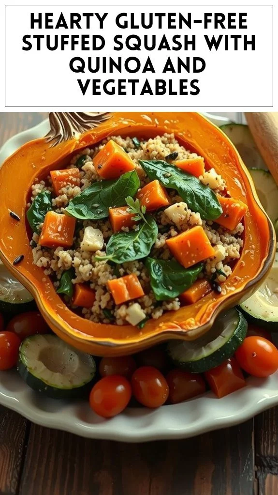 Hearty Gluten-Free Stuffed Squash With Quinoa and Vegetables