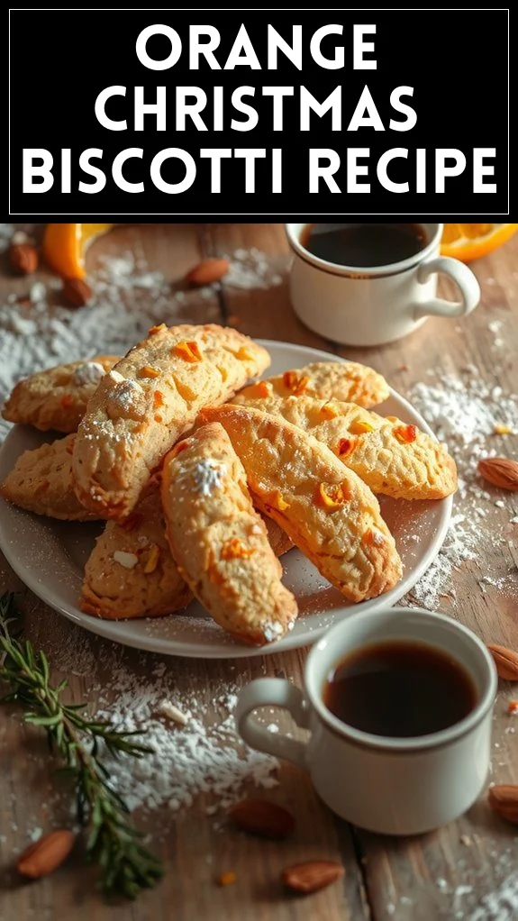 Orange Christmas Biscotti Recipe