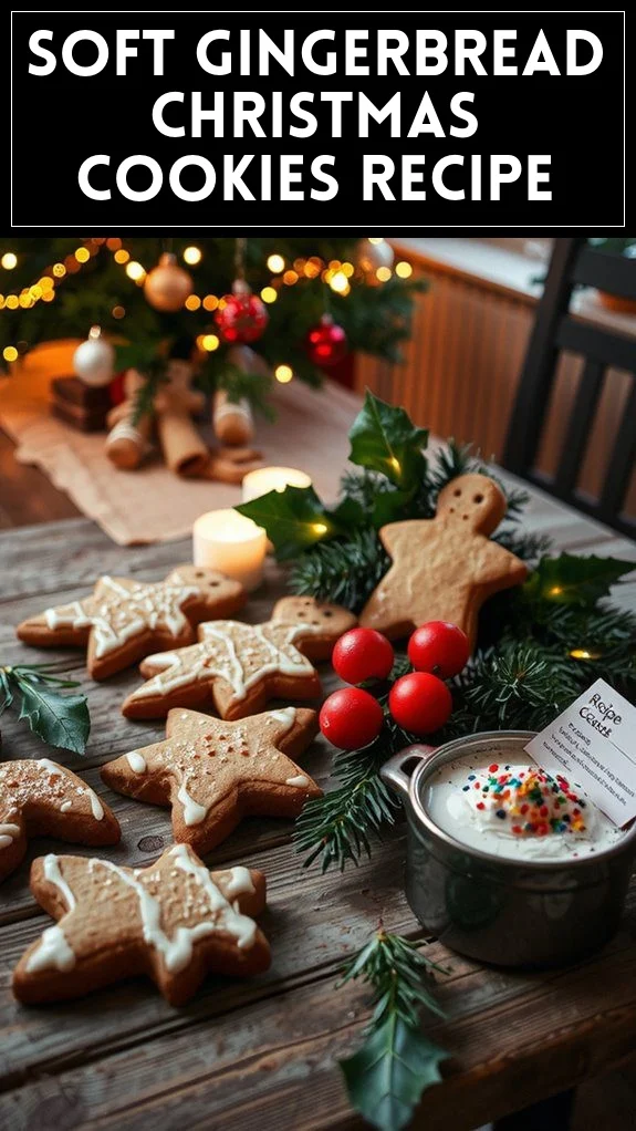 Soft Gingerbread Christmas Cookies Recipe