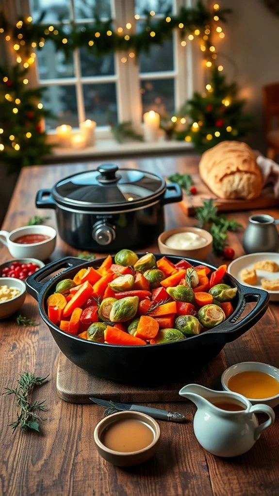 vibrant roasted vegetable medley