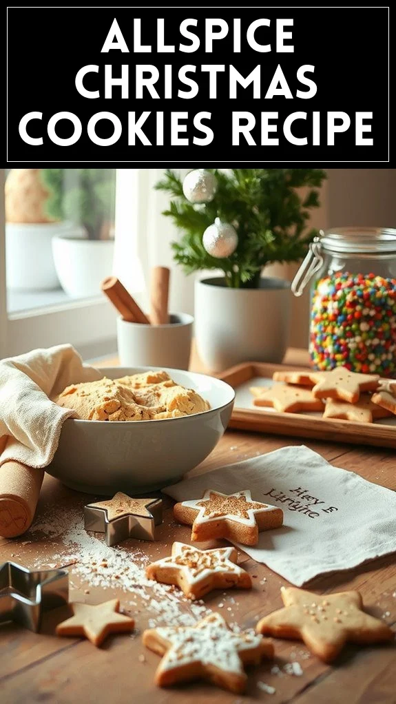 Allspice Christmas Cookies Recipe