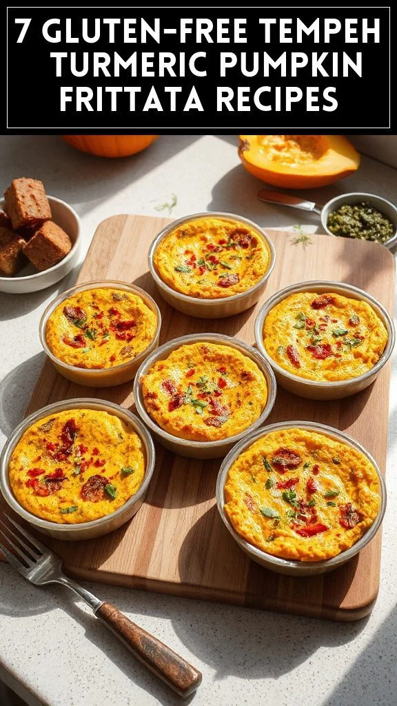 7 Gluten-Free Tempeh & Turmeric Pumpkin Frittata Recipes