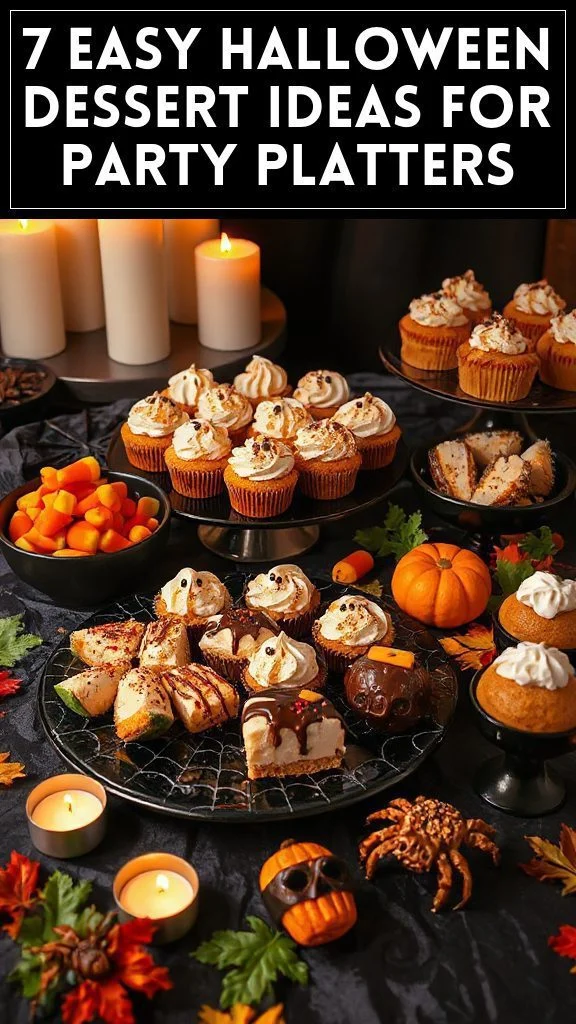 7 Easy Halloween Dessert Ideas for Party Platters