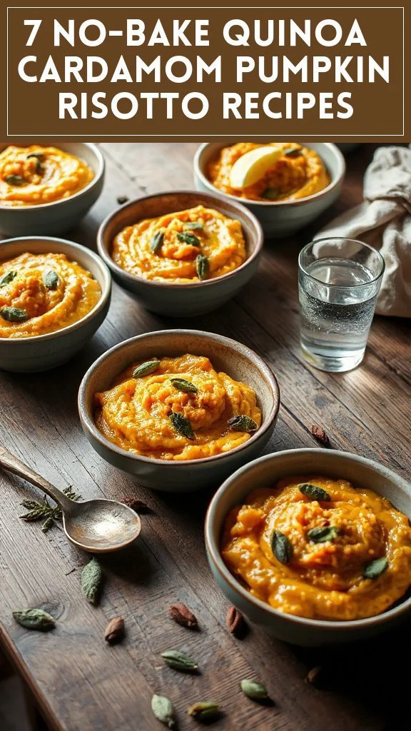 7 No-Bake Quinoa & Cardamom Pumpkin Risotto Recipes