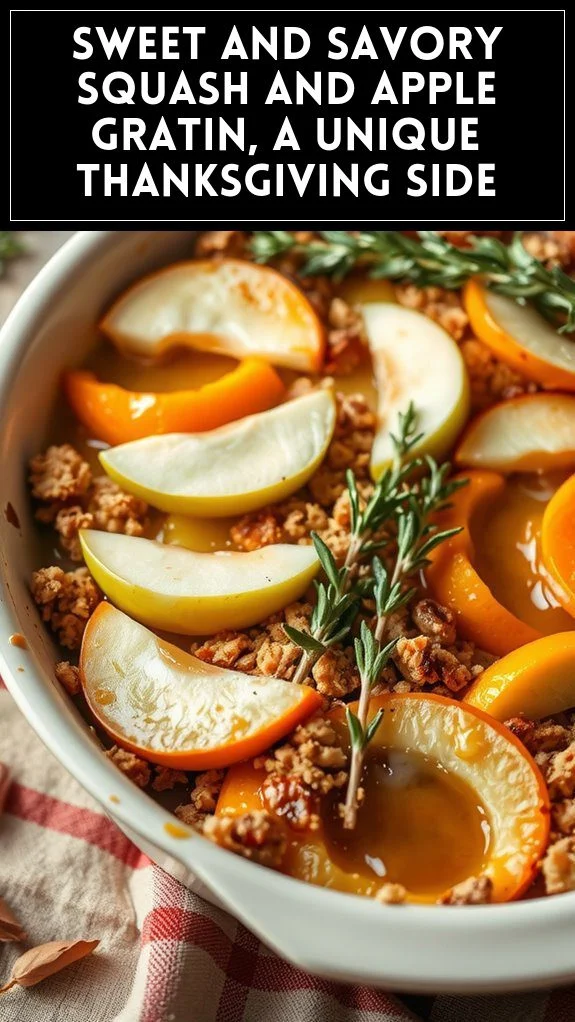Sweet and Savory Squash and Apple Gratin, a Unique Thanksgiving Side