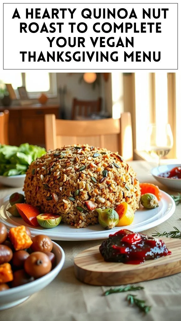 A Hearty Quinoa Nut Roast to Complete Your Vegan Thanksgiving Menu
