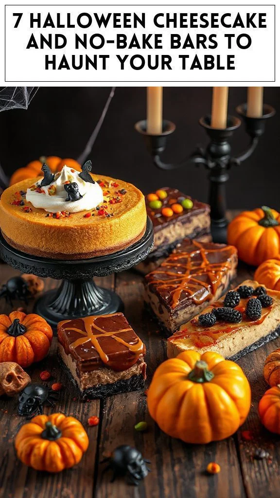 7 Halloween Cheesecake and No-Bake Bars to Haunt Your Table