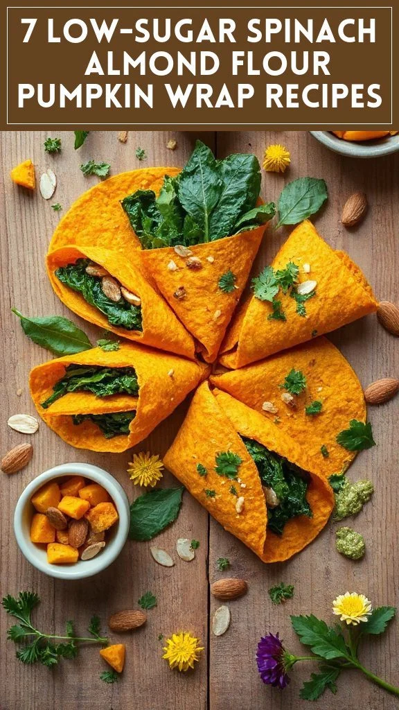 7 Low-Sugar Spinach & Almond Flour Pumpkin Wrap Recipes