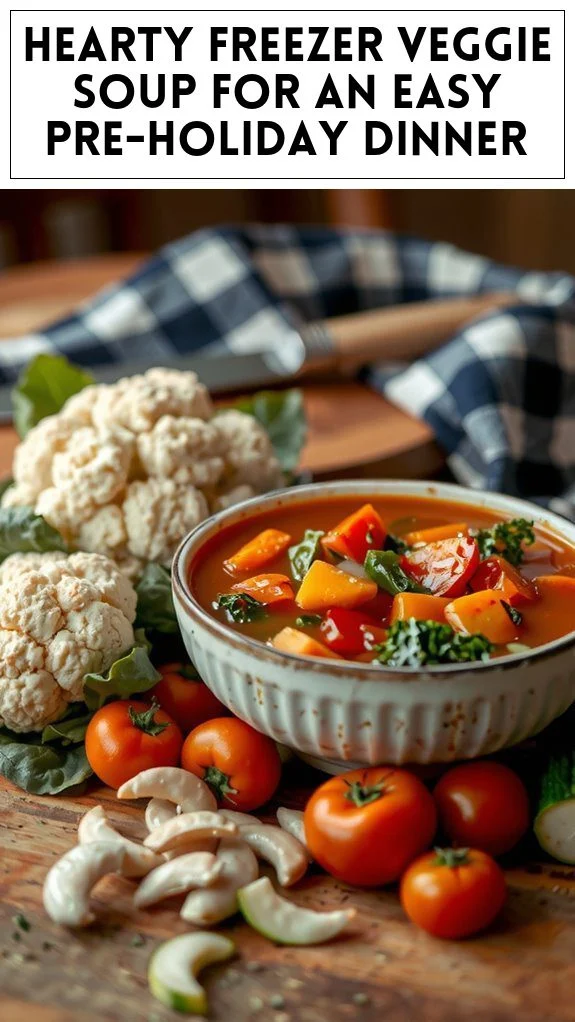 Hearty Freezer Veggie Soup for an Easy Pre-Holiday Dinner