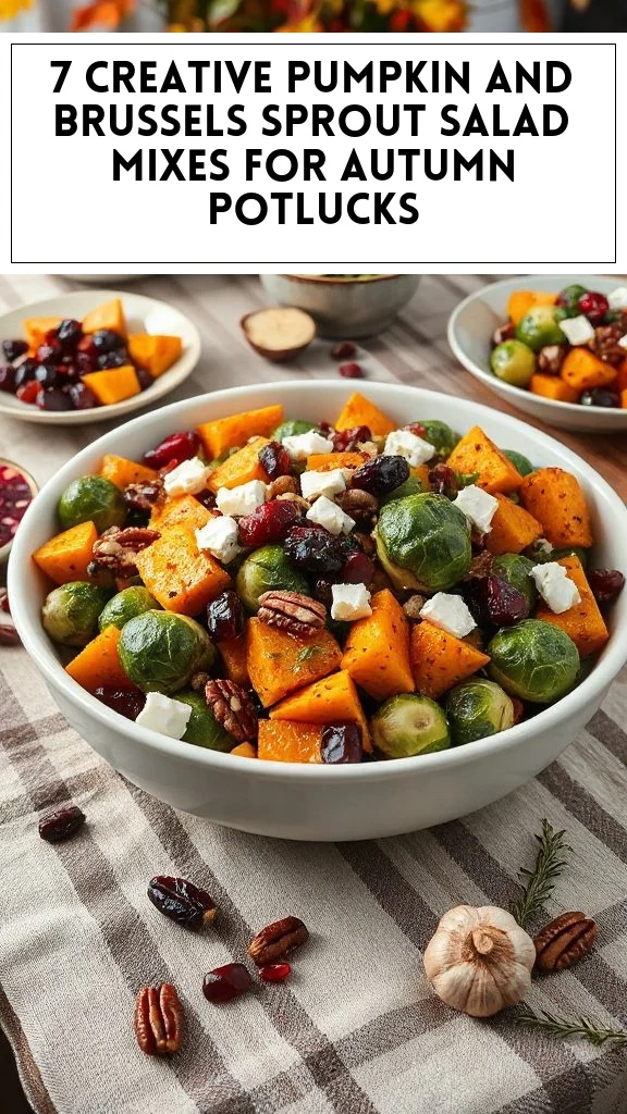 7 Creative Pumpkin and Brussels Sprout Salad Mixes for Autumn Potlucks
