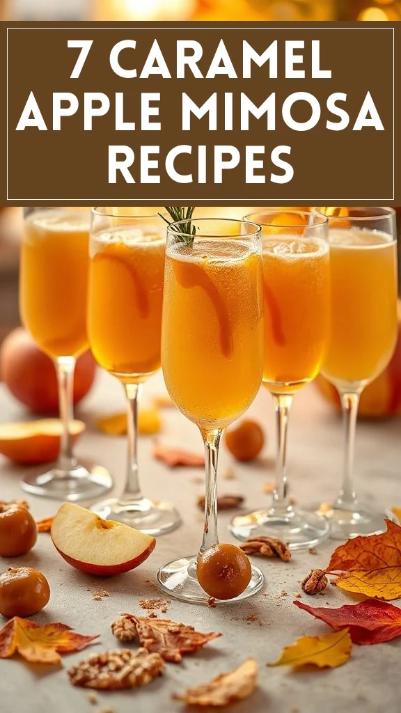 7 Caramel Apple Mimosa Recipes