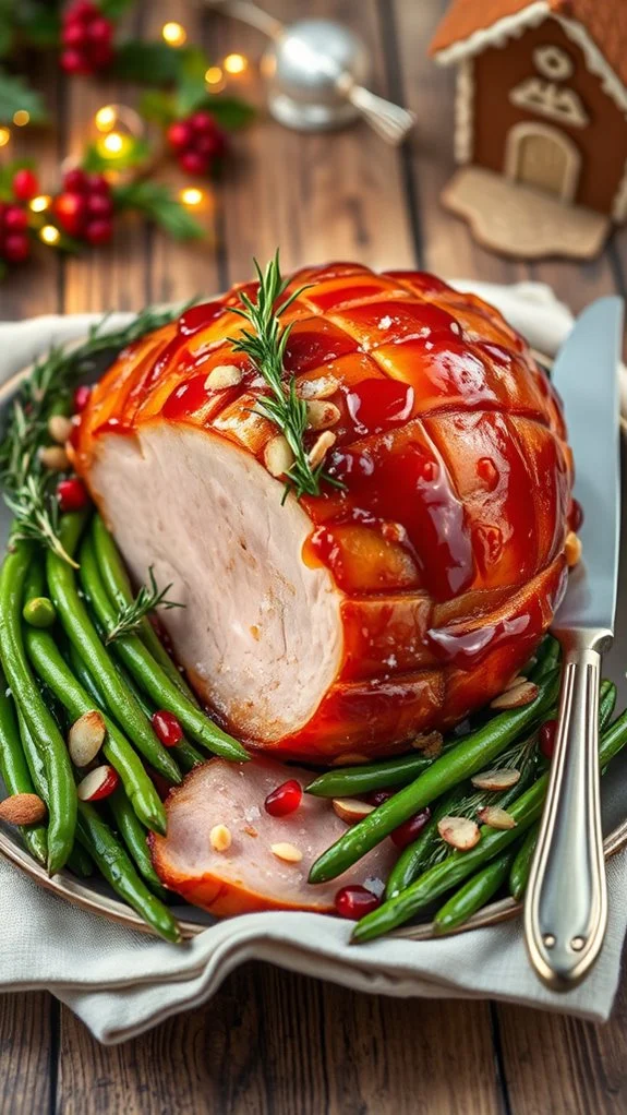 one pan honey glazed ham