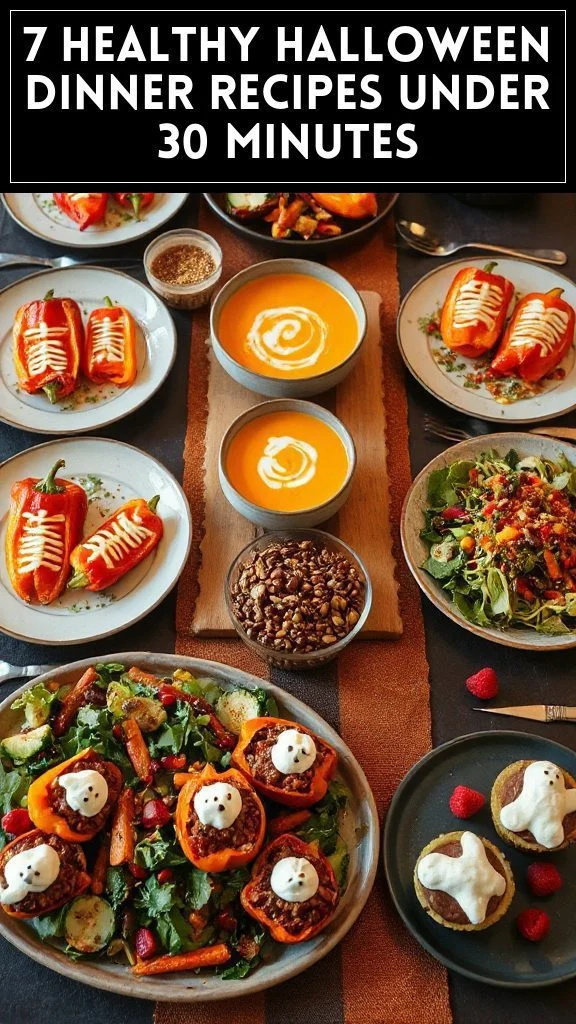 7 Healthy Halloween Dinner Recipes Under 30 Minutes
