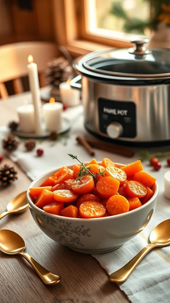 maple orange caramelized carrots delight