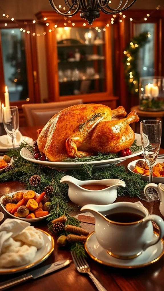 classic festive baked turkey