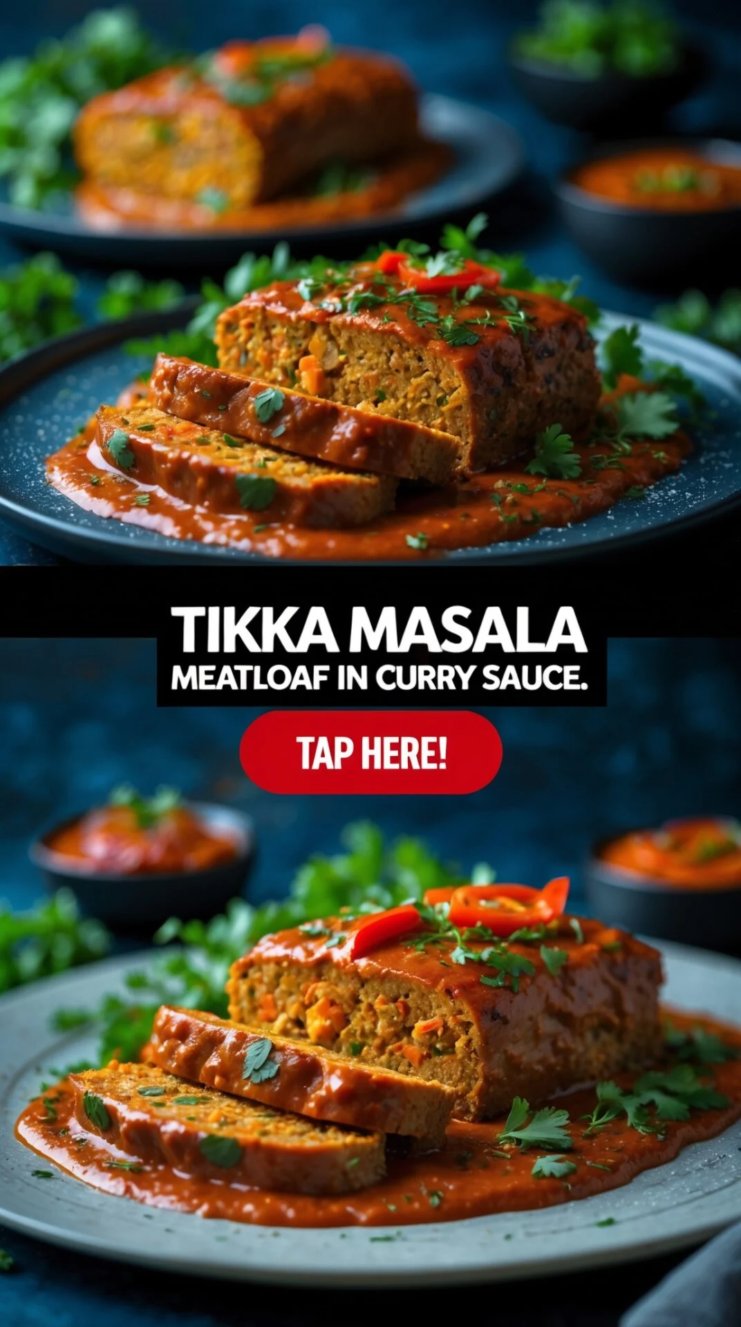 Tikka Masala Meatloaf in Curry Sauce – Indian Twist