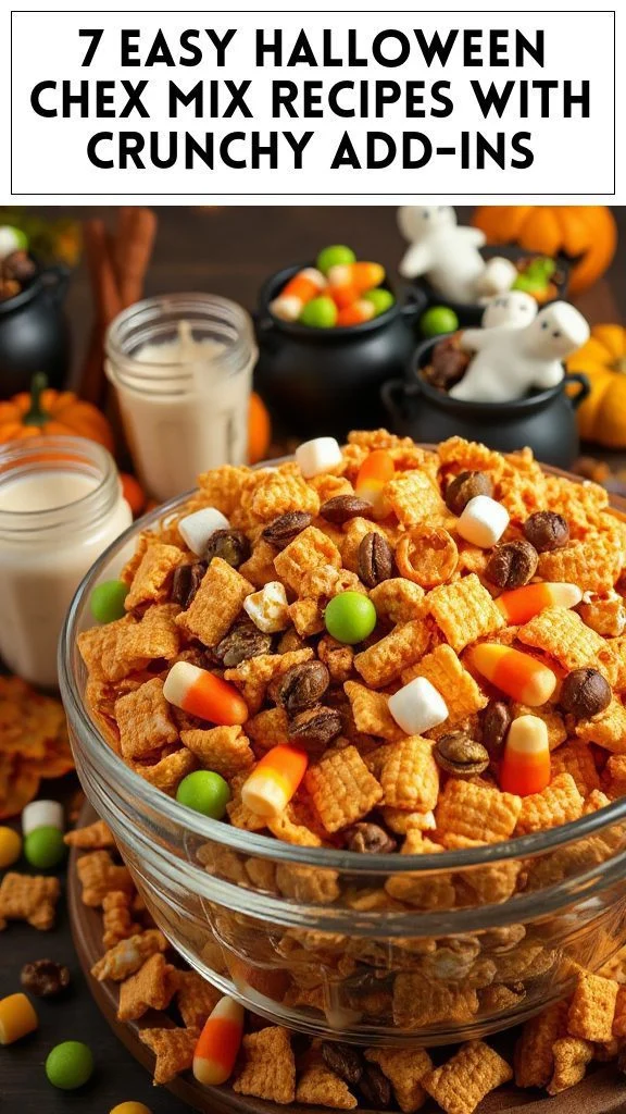 7 Easy Halloween Chex Mix Recipes With Crunchy Add-Ins