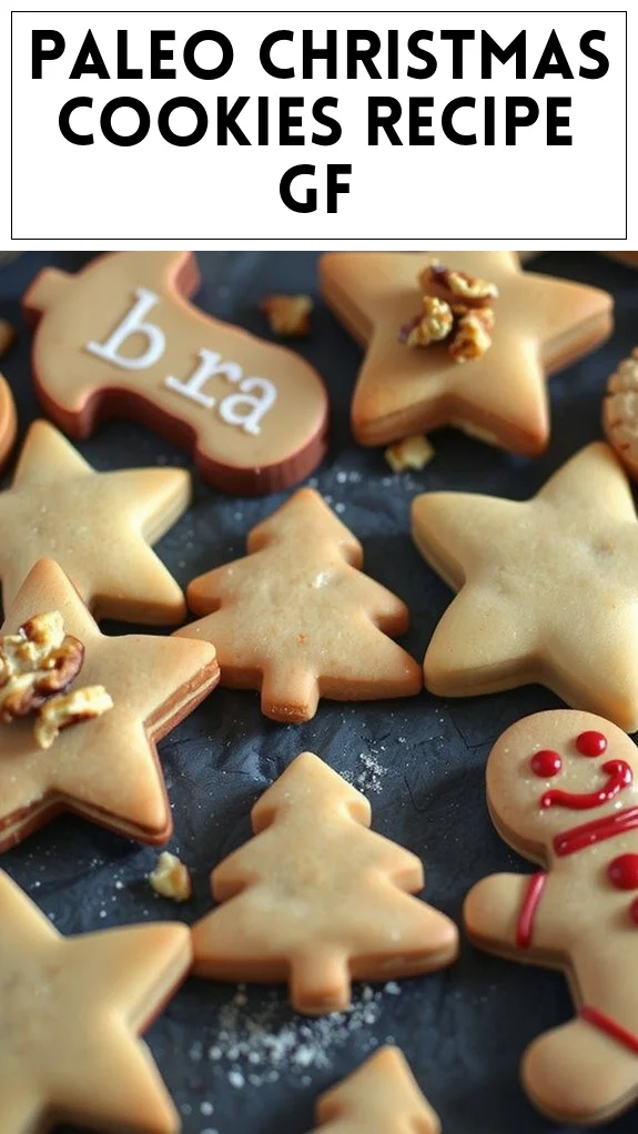 Paleo Christmas Cookies Recipe GF