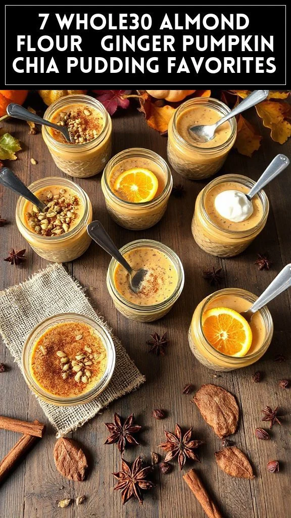 7 Whole30 Almond Flour & Ginger Pumpkin Chia Pudding Favorites