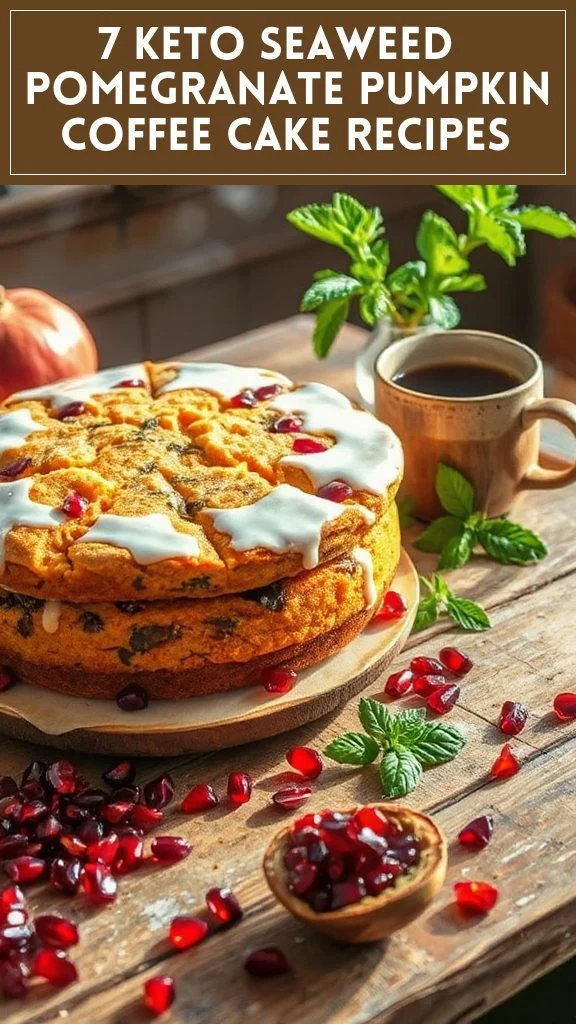 7 Keto Seaweed & Pomegranate Pumpkin Coffee Cake Recipes