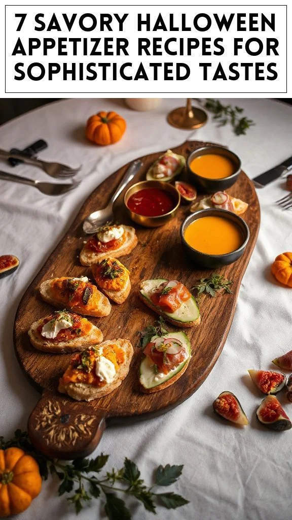 7 Savory Halloween Appetizer Recipes for Sophisticated Tastes