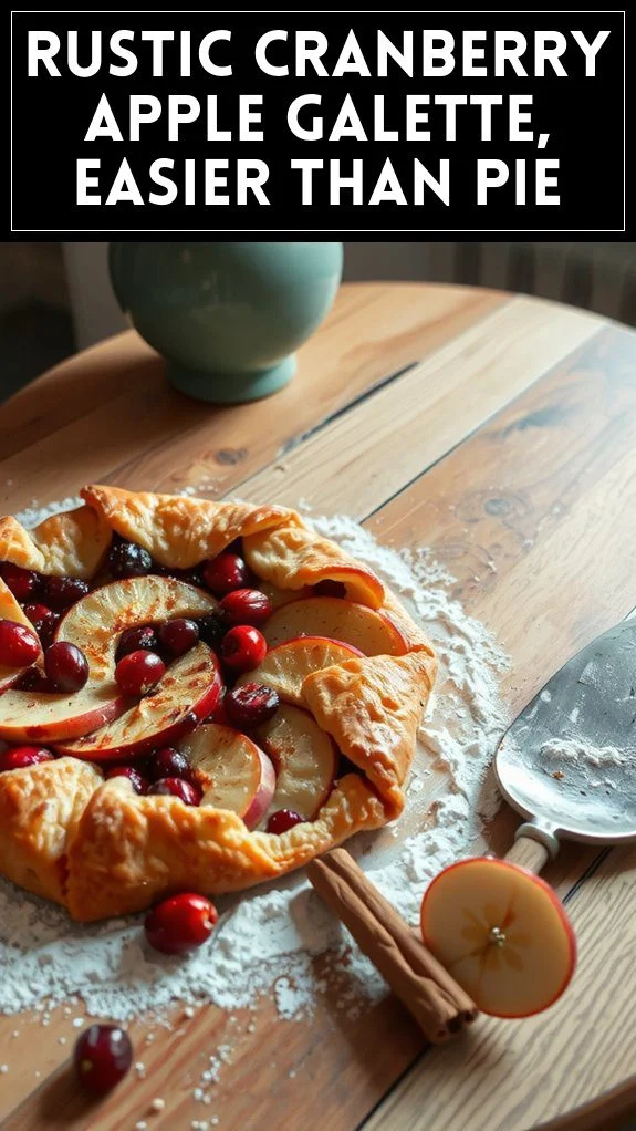 Rustic Cranberry Apple Galette, Easier Than Pie