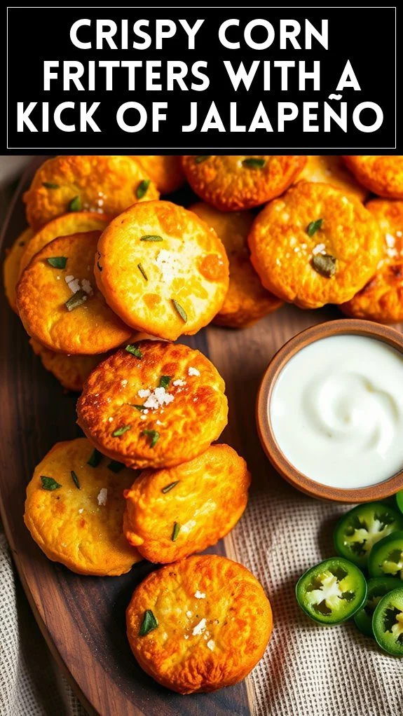 Crispy Corn Fritters With a Kick of Jalapeño