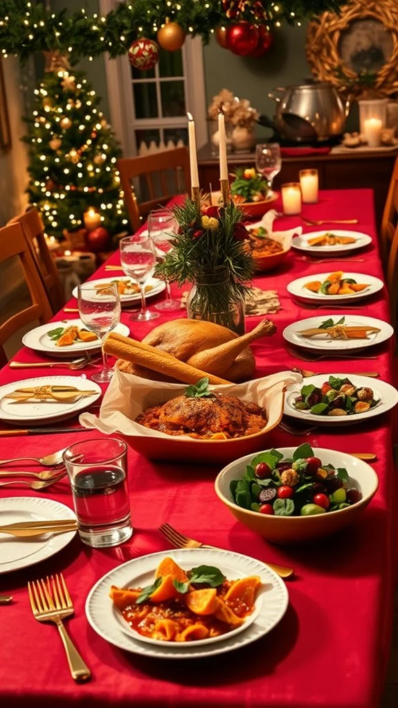 italian american christmas dinner fusion