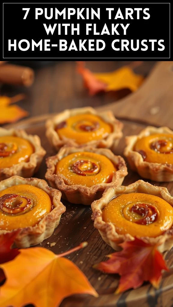 7 Pumpkin Tarts With Flaky Home-Baked Crusts