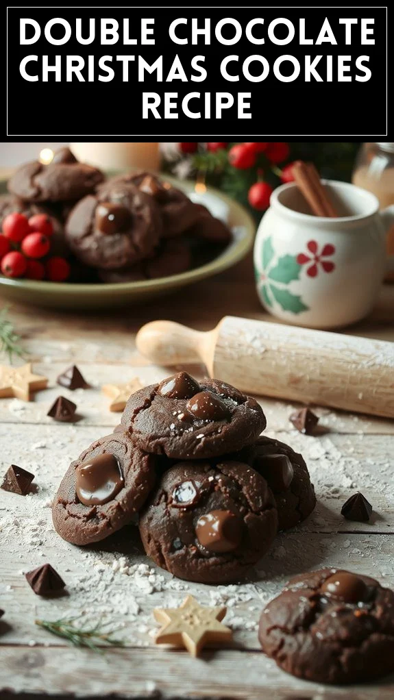 Double Chocolate Christmas Cookies Recipe