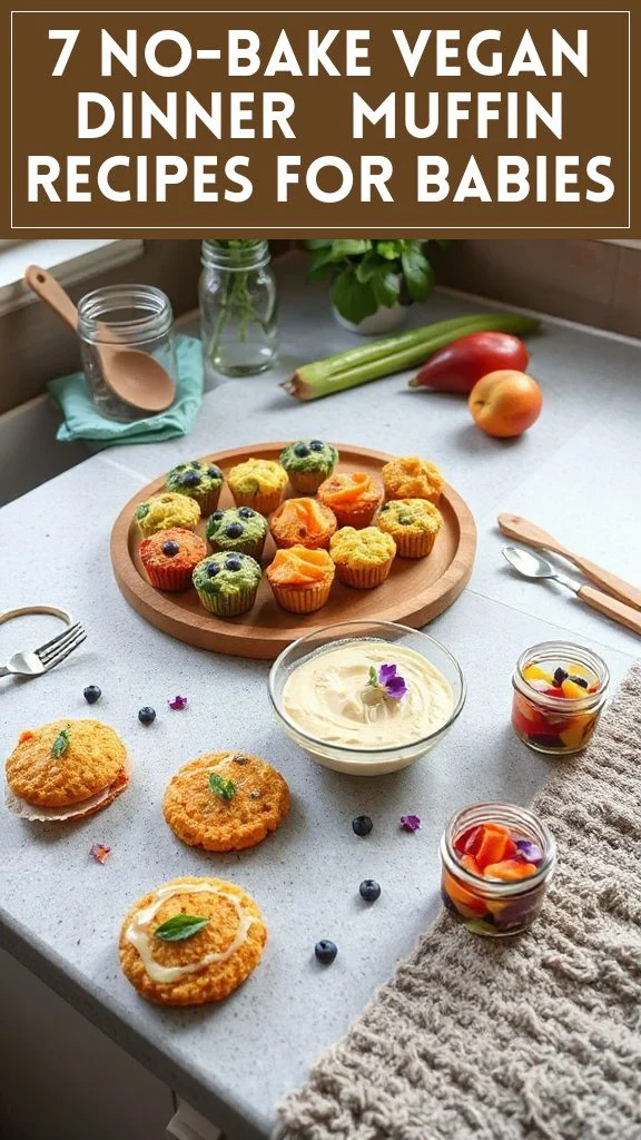 7 No-Bake Vegan Dinner & Muffin Recipes for Babies