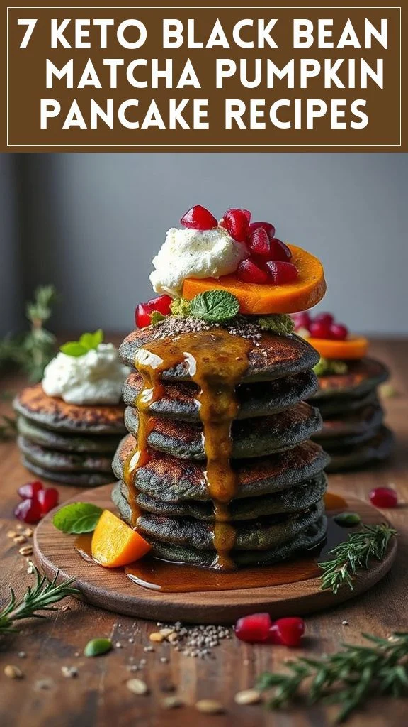 7 Keto Black Bean & Matcha Pumpkin Pancake Recipes